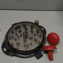 Chicken Shredder Tool Twist Pro - Large Meat Shredder for Chicken Breast, Pulled Pork, Beef with Upgraded Stainless Steel Spikes Wall Mounted Design BPA-Free Kitchen Essentials Gadgets (Red/Black)