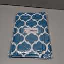 Smiry Rectangle Table Cloth, Waterproof Vinyl Tablecloth with Flannel Backing for Rectangle Tables, Wipeable Spillproof Plastic Tablecloths for Dining, Camping, Indoor and Outdoor (54"x78", Teal)