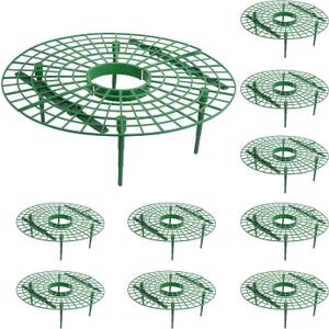 Iceyyyy 10 Pack Strawberry Plant Support - Large Size Strawberry Growing Racks - Strawberry Growing Frame for Keeping Garden Strawberry Clean