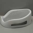 Angelcare Baby Bath Support (Gray) Bundle with Bath Rinser | Soft Touch Newborn Bath Seat, Tear-Free Rinsing, Baby Bath Essentials