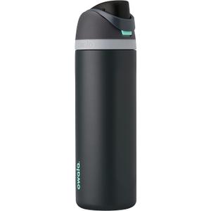 Owala FreeSip Insulated Stainless Steel Water Bottle with Straw for Sports, Travel, and School BPA-Free Sports Water Bottle, 24 oz, Foggy Tide