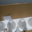 Bathroom Vanity Light Fixtures: 4-Light Mid Century Modern Vanity Lights for Bathroom Over Mirror, Black and Gold Wall Sconce Lighting with Frosted Milky Glass for Bath Bedroom