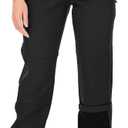 Jessie Kidden Women's Waterproof Pants Hiking Ski Snow Fish Fleece Lined Insulated Outdoor Golf Travel Pant, 16