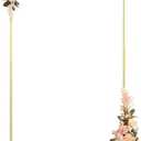 Metal Wedding Arch Backdrop Stand 6.6x3.3 FT Gold Square Balloon Arch Frame for Ceremony Party Birthday Bridal Baby Shower Anniversary Arbor Balloon Decoration