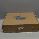 Figure Ice Skates for Beginners - White Comfortable Leather Ice Skates for Women, Men, Boys & Girls (Size Up 1 Size)