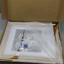 Yaetm 11x14 Gold Picture Frame with Mat for 8x10 Set of 4, 1.4" Wide Molding & Rustic Gold Frame 11 x 14 with Tempered Glass for Wall Gallery, Home and Office, Wall Mount, 4 Pack