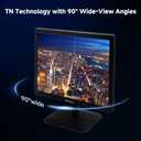 17" Monitor 1280 X 1024 with 45% sRGB Color Correction and 5:4 Aspect Ratio, 75 Hz, VESA Mountable, LED Monitor for PC, Laptop and Computer VGA, HDMI, TN Panel