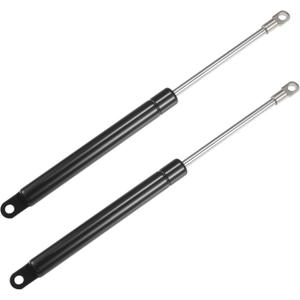 X AUTOHAUX 2Pcs 10 Inch 45Ib/200N Black Lift Supports Struts Shocks Gas Spring Universal for RV Car Truck Boat Window Cabinet Door Cover Lids