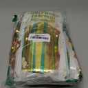 4 Pack Hawaiian Party Decorations, 3.28 FT x 7.05 FT Hawaii Tinsel Backdrop, Green Brown Yellow Foil Curtains Fringe Backdrop Party Streamer, Metallic Summer Decor Luau Party Decorations