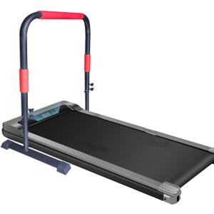 Adjustable Handle Bar for Walking Pad Only - Max Height 43", Compatible with 23" Walking Pad, Heavy-Duty Steel Frame w/Non-Slip Base (Red Black)