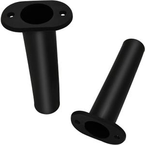 Fishing Rod Holder Plastic with UV 90 Degree Flush Mount 2PCS for Yacht and Boats