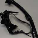 Greatever Dry Snorkel Set,Panoramic Wide View Anti-Fog Scuba Diving Mask,Professional Snorkeling Gear for Adults Kids (Large, Black)