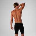 Speedo Mens Swimsuit Jammer Endurance+ Solid USA Adult (Black, M)