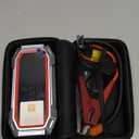 Jump Starter with Air Compressor, 5000A Peak Car Battery Jump Starter(9.0 Gas/8.0L Diesel), 160PSI 12V Jump Box Car Battery Jumper Starter Portable with Smart Jumper Cables, LED Lights, LCD Display (Red)