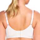 HSIA Minimizer Bras for Women Plus Size, Full Coverage Coolcomfort T Shirt Unlined Bra with Underwire for Heavy Breast (White)