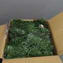 [ Timer & 8 Modes ] 9 Ft by 10 Inch 50 LED Prelit Christmas Garland Decorations Warm White Lights Thick 270 Snowy Tips 70 Red Berry 10 Pinecone Xmas Decor Garland Indoor