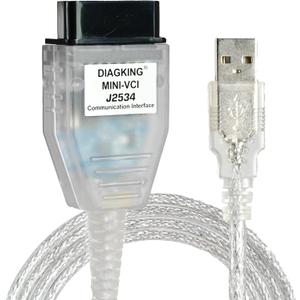 Mini Vci J2534 TIS OBD2 Techstream with Latest Software V18.00.008 Diagnostic Cable for Toyota