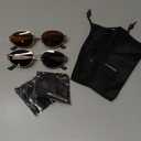 livho 2025 Trendy Oval Sunglasses - Stylish Polarized Shades for Everyday - Retro Metal Frames