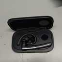 Bluetooth Headset, Wireless Bluetooth 5.3 Earpiece, 90Hrs Hands Free Headset with APTX HD Audio & Mute Button, Dual Noise Cancelling Mics, Single-Ear Headphone for Trucker/Business/Office/Gym