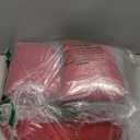 Wine Red Foam Seat Cushions Kitchen Chairs Pads for Dining Chairs Non Slip Patio Seat Cushions Set of 4 Washable U Shaped Soft Thick Large Metal Wooden Chair Cushions,17" x 15"