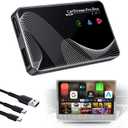 2026 Upgraded 3-in-1 HDMI Input Car TV & Wireless CarPlay Adapter & Android Auto, Stream TV Stick/i-Phone/Android Phone to Your Vehicle, Plug & Play for Factory Car Stereo 2016+