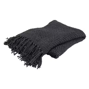 HD Designs® Herringbone Plush Throw Blanket - Gray, 50 x 60 inches 