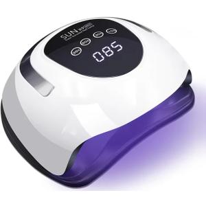 UV LED Nail Drying Lamp, 72 Beads, Fast Curing Gel Polish Lamp (57 LEDs 220W-SUN X9 MAX)