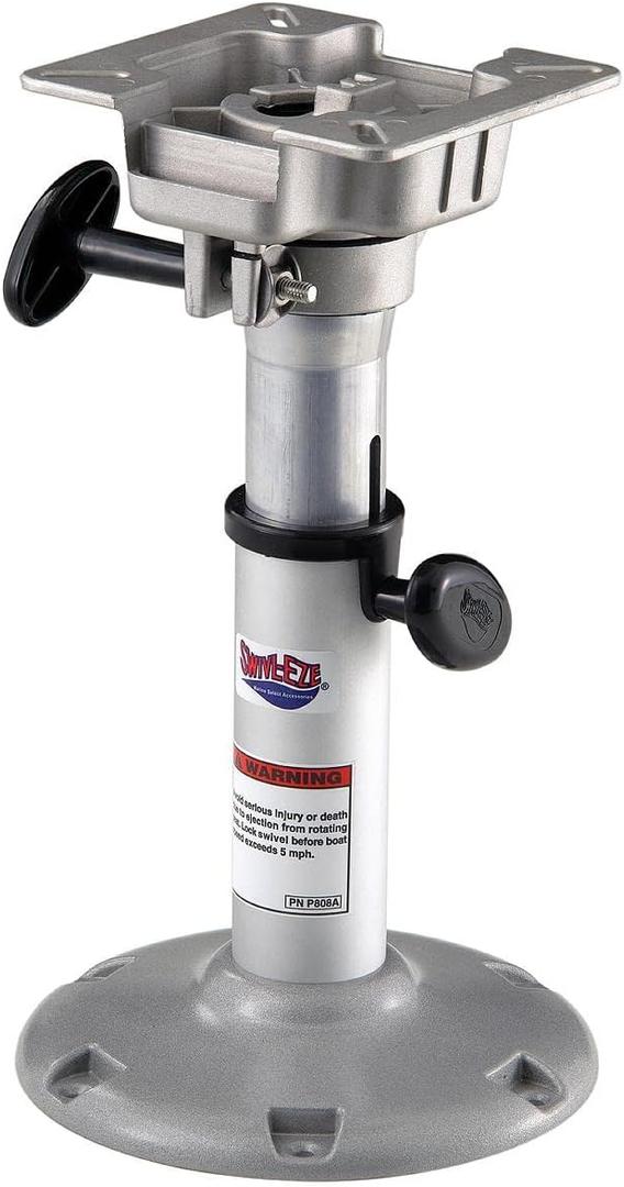 attwood 2385400 Swivl-Eze Adjustable-Height Boat Seat Pedestal 14-Inch to 20-Inch