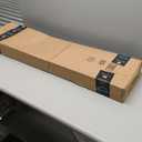 LazBlinds Cordless Cellular Shades, No Tools No Drill Blackout Honeycomb Shades Pleated Blinds for Windows, 35.5'' W x 72'' H, Silver White