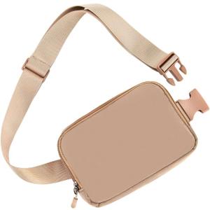 Belt Bag Fanny Pack Crossbody Bags For Women Everywhere Belt Bag (Khaki)