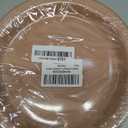 100Pcs Brown Paper Plates 9 Inch Gradient Brown Color Plates Disposable Round Dessert Plates Brown Party Tableware Solid Color Paper Plates Winter Table Decors for Birthday Gatherings Outdoor Party