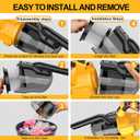 Cordless Vacuum Cleaner for Dewalt 20V Battery,100 AW Handheld Vacuum Cleaner with Washable HEPA Filter,55CFM Portable Shop Vacuum for Car/Pet Hair/Carpets/Hard Floors(No Battery)
