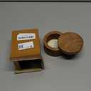 Kaizen Casa Acacia Wood Salt or Spice Box with Swivel Cover perfect for keeping table salt, gourmet salts, herbs or favorite seasonings, close at hand on your countertop.