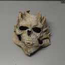 Horror Skull Mask Scary Realistic Skeleton Mask Halloween Cosplay Creepy Masquerade Party Full Head Latex Accessories