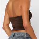 Women Sexy Halter Neck Backless Tank Top Open Back Sleeveless Slim Fit Y2k Summer Tops (Brown, S)