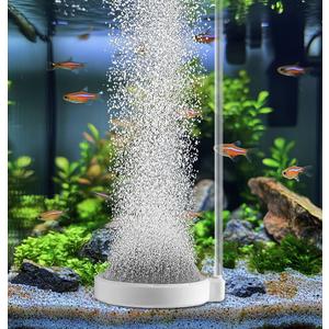 Air Stone for Aquarium Fish Tank Bubbler, 2 Inch Small Nano Air Bubble Stone Aerator Fish Tank Accessories