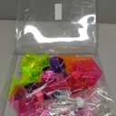 Waterproof Jelly Hair Bows, Multi-colored PVC Summer Swim Pool Bow Clips Transparent Hair Accessories for Girls Toddler Infants Kids Teens Children (Swim Pool Bows, 4inch) (1 Count (Pack of 8))