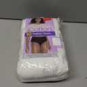 Hanes Women's Underwear Briefs Pack, 10-Pack, Cotton Panties for Women, Moisture-Wicking, Full Coverage (7, All White)