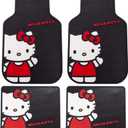 Plasticolor Hello Kitty Sanrio Waving Front & Rear Car Truck SUV Seat Rubber Floor Mats