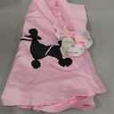 SIZGAROOT 50s Outfit for Girls 50s Sock Hop Poodle Skirt Costume for Girls with Accessories Halloween Party Dress Up (8-10 Years, Pink)