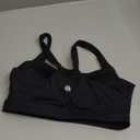 RUNNING GIRL Sports Bra for Women High Support, Molded Cup High Impact Sports Bras for Women with Sewn in Pads, Black M