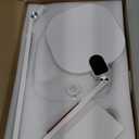 LitONES LED Desk Lamp for Home Office, Professional Eye-Caring Diffused Desk Light, 3 Color 10 Brightness Computer Light, Dimmable Office Lamp with Memory & Timer Func, Metal Swing Arm Table Lamp (White)