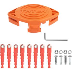 THTEN WA0007 Trimmer Blades Head Compatible with Worx WG115 WG116 WG117 WG118 WG119 WG124 Weed Eater String 18 Pack