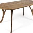 Christopher Knight Home Baia Outdoor 70" Oval Acacia Wood Dining Table, Teak