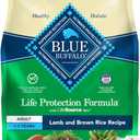 Blue Buffalo Life Protection Formula Adult Dry Dog Food, Helps Build and Maintain Strong Muscles, Made with Natural Ingredients, Lamb & Brown Rice Recipe, 30-lb. Bag BB: NOV 14 2026