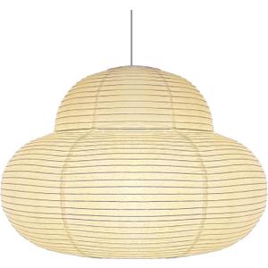21.65inch White Cloud Lampshade,Big Size Foldable Chinese Paper Lantern, Handicrafts Ceiling Ampshade Indoor Decorative Chandelier, 21.65*14.17 inches