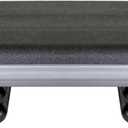The Original STEP Exercise Step Platform, Health Club Size Stepper for Exercise at Home with 4 Stackable Risers for Height Adjustments, No DVD