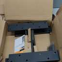 3/ 8" Thick Heavy-Duty Floating Shower Bench Brackets - 12" L x 2.5" W Wall Mount Bracket, Free Hanging T Shelf Support Brackets for Vanity, Granite Countertops, Dishwashers, Bench Seats (4-Pack)