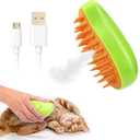 2024 3-in-1 Pet Grooming Tool: Detangling Brush for Massage and Hair Removal, Versatile for Cats and Dogs (Green (Mango))