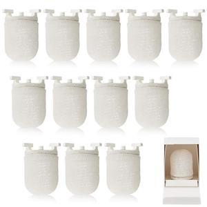 Sunnychicc 7 Pcs Gas Lamp Mantles Preformed Gaslight Pre Formed Gas Light Mantel for Outdoor Indoor Lantern Mantles, White